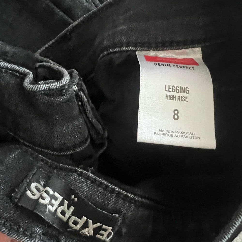 Express Denim Perfect Legging High Rise Size 8